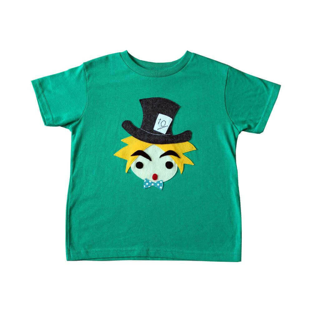 The Hatter - Alice's Adventure in Wonderland - Kids T-shirt.