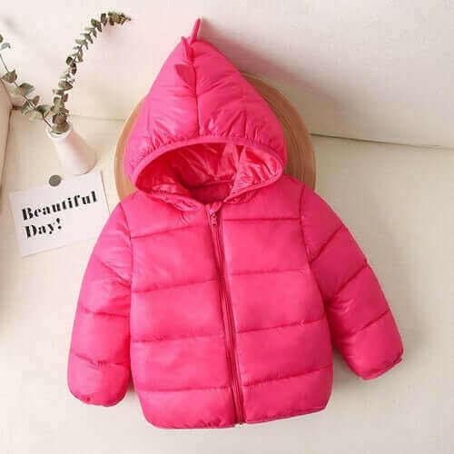 1 6 Years Kids Girls Boys Winter Hooded Coats Fashion