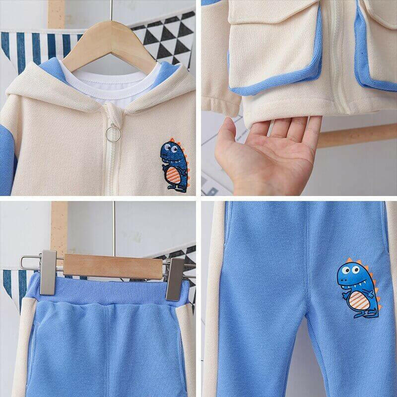 Boys Clothes Suits Autumn Kids Cartoon Pattern Outfits for