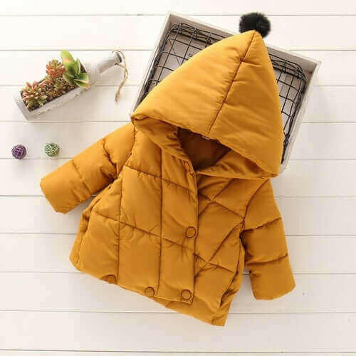Girls Winter Outerwear Baby Long Sleeve Heavyweight Warm