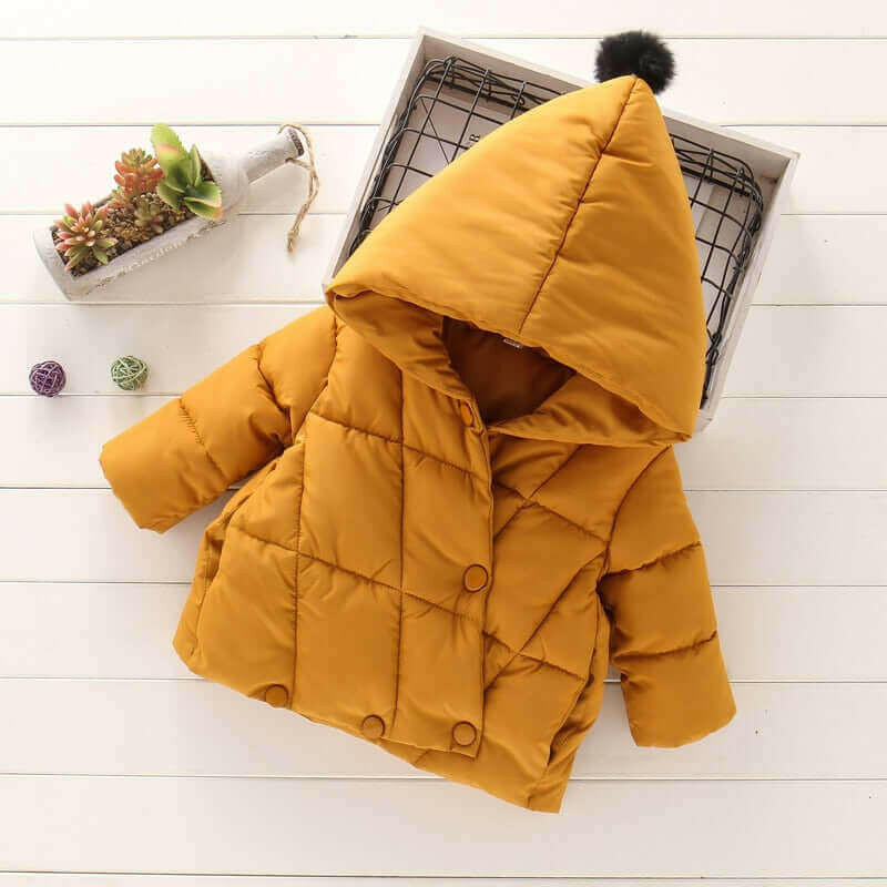 Girls Winter Outerwear Baby Long Sleeve Heavyweight Warm