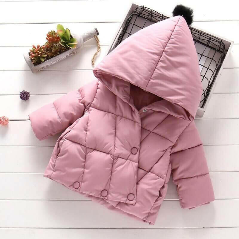 Girls Winter Outerwear Baby Long Sleeve Heavyweight Warm