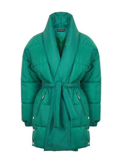 Belted Puffer Jacket