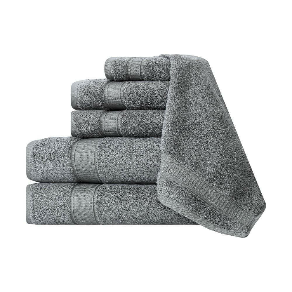 Turkish Cotton Full Bath Towel Set of 6.