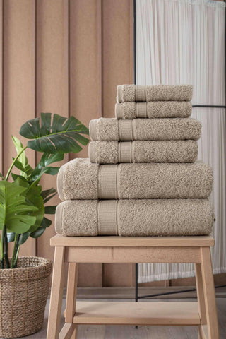 Turkish Cotton Full Bath Towel Set of 6.