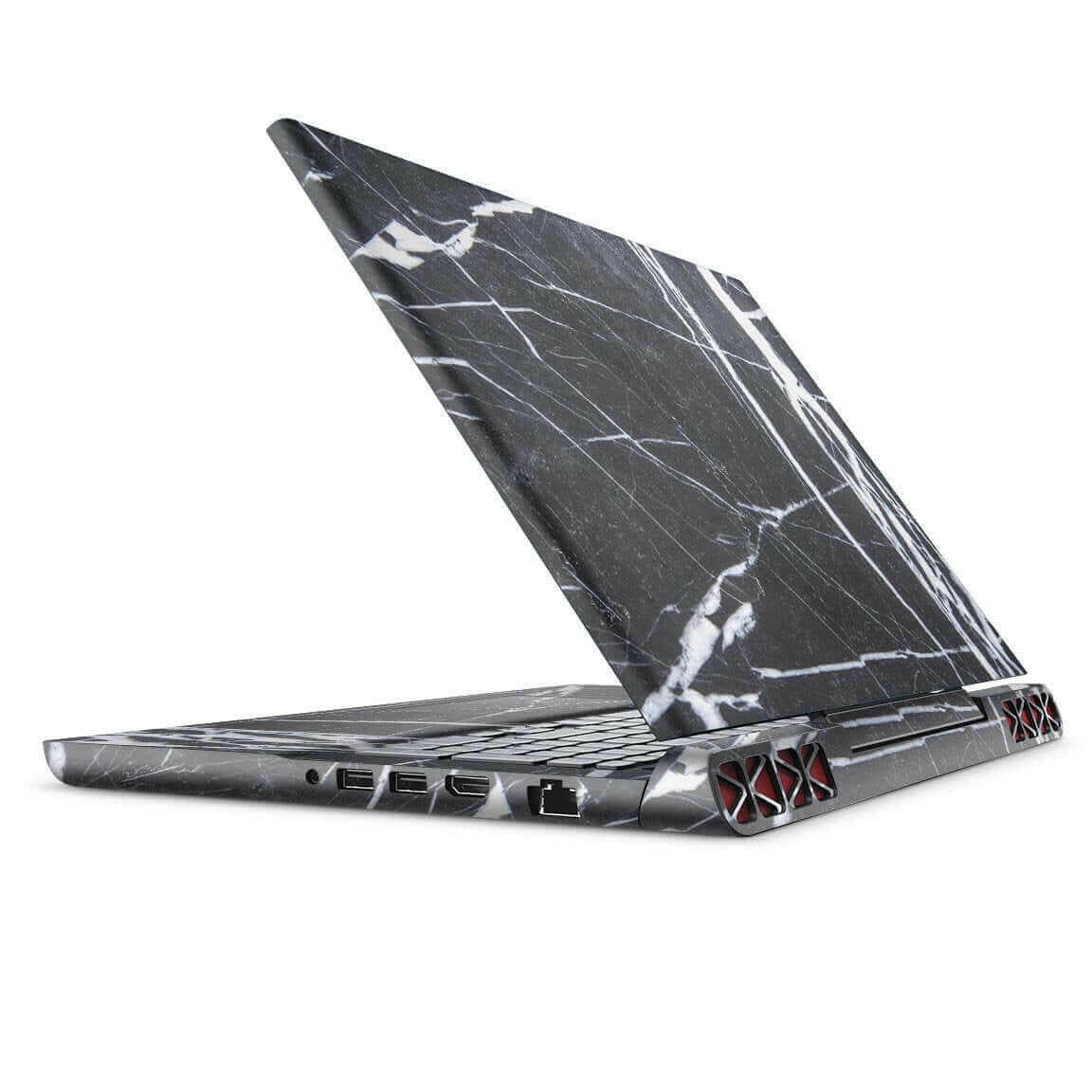 Natural Black &amp; White Marble Stone - Full Body Skin Decal Wrap Kit for