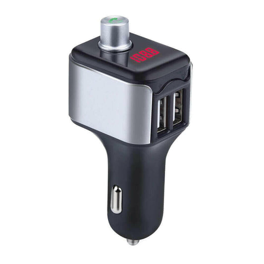 Portable Dual USB Car Charger Car Kit Wireless.