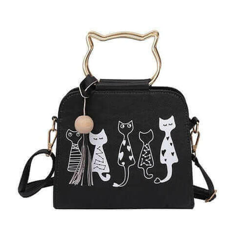 Women Messenger Bag  Handbags Cat Rabbit.