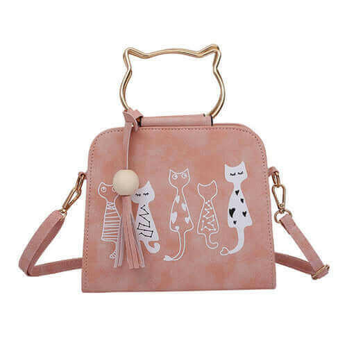 Women Messenger Bag  Handbags Cat Rabbit.