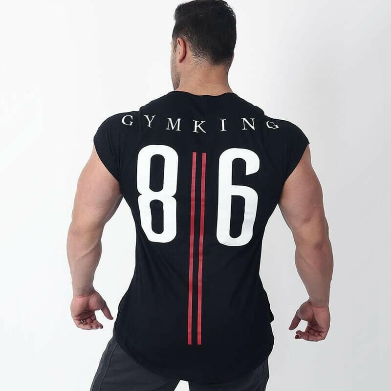 New large type men Gyms T shirt Fitness Bodybuilding Workout t shirt.