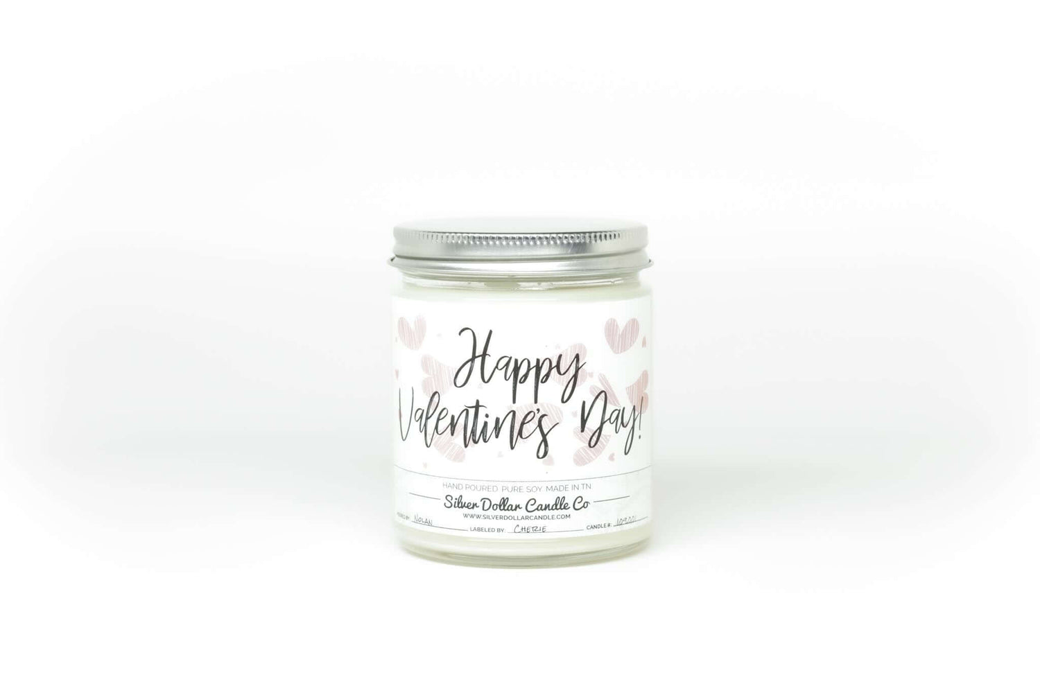 Happy Valentines Day Candle - Happy Valentine&