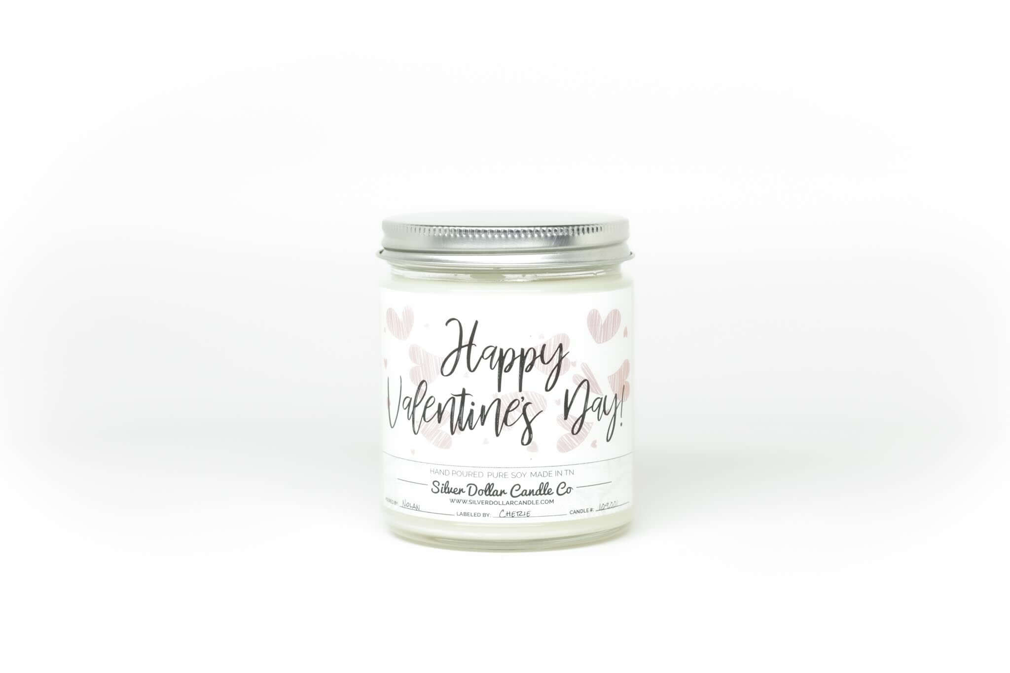 Happy Valentines Day Candle - Happy Valentine&