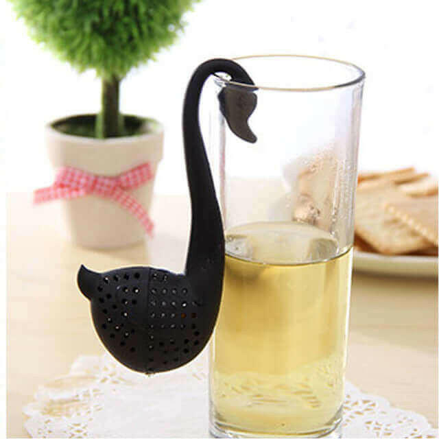 Novelty Tea Infuser Swan Loose Tea Strainer Herb