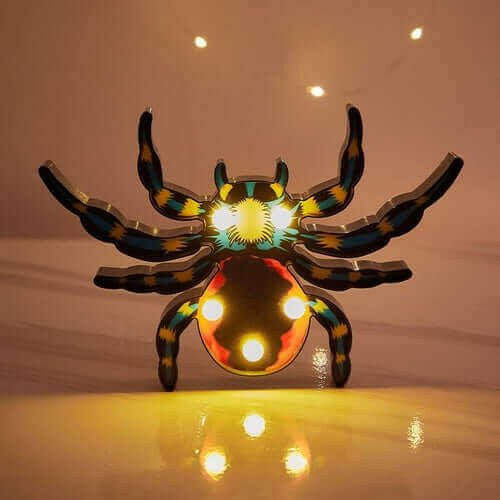 Halloween Decoration Pumpkin Spider Bat Witch Ghost Skull Led Light