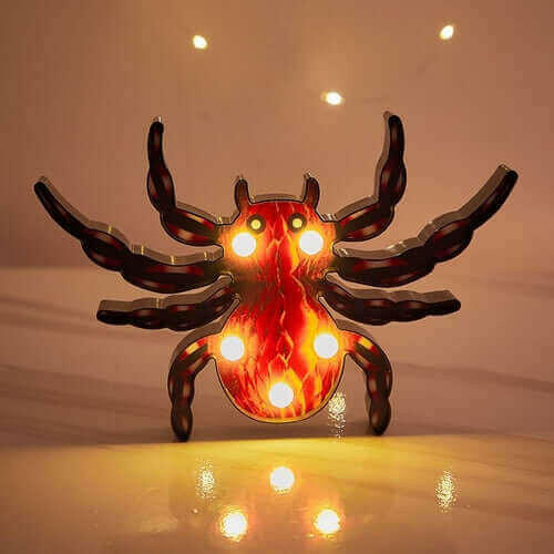 Halloween Decoration Pumpkin Spider Bat Witch Ghost Skull Led Light