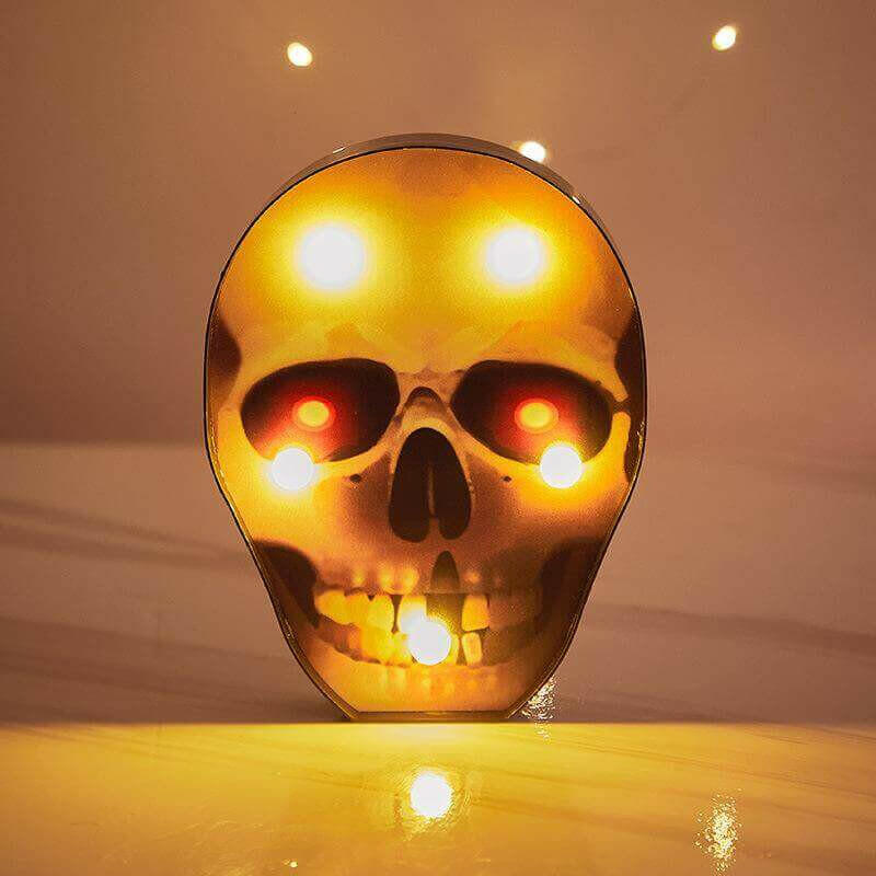 Halloween Decoration Pumpkin Spider Bat Witch Ghost Skull Led Light