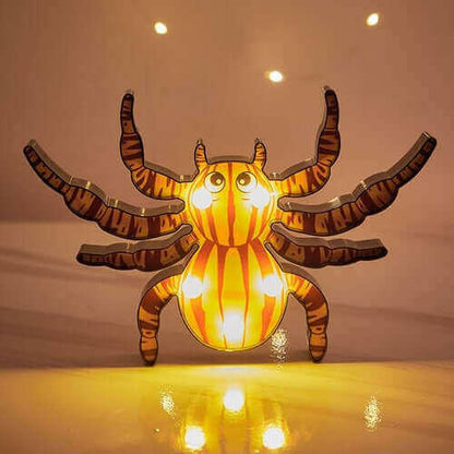 Halloween Decoration Pumpkin Spider Bat Witch Ghost Skull Led Light.