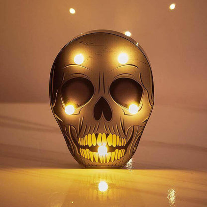 Halloween Decoration Pumpkin Spider Bat Witch Ghost Skull Led Light.