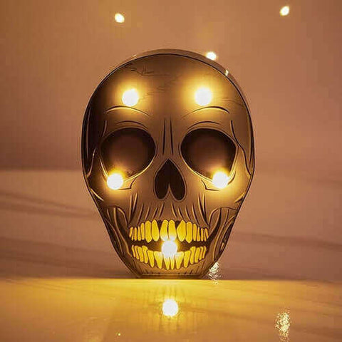 Halloween Decoration Pumpkin Spider Bat Witch Ghost Skull Led Light