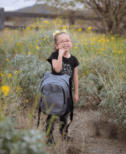 O3KCBP025 Obersee Mini Preschool Backpack for Girls with integrated