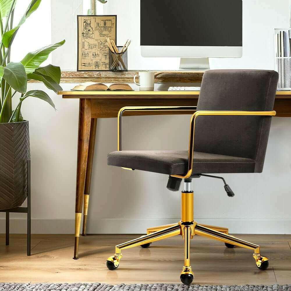 Velvet Office Chair Executive Computer Chairs Adjustable Desk Chair