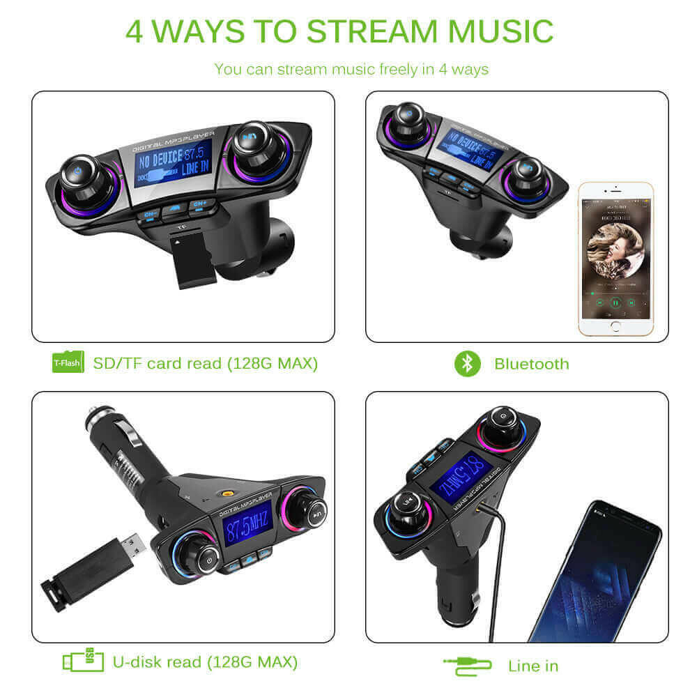 BT06 Car FM transmitter MP3 Player Audio Receiver.