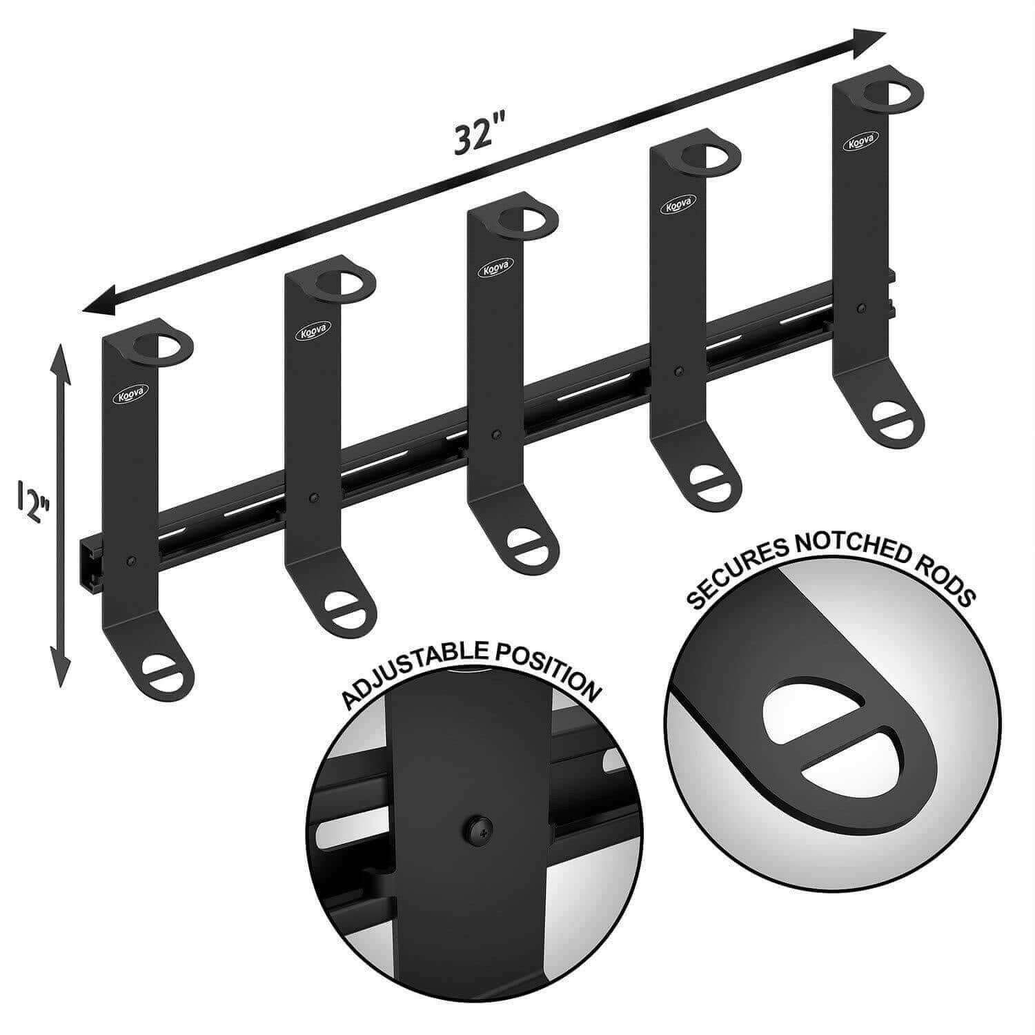 Offshore Fishing Rod Rack Organizer.