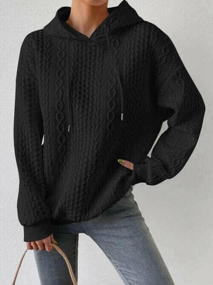 Oversized Hooded Sweatshirt Women Autumn Winter Casual Long Sleeve