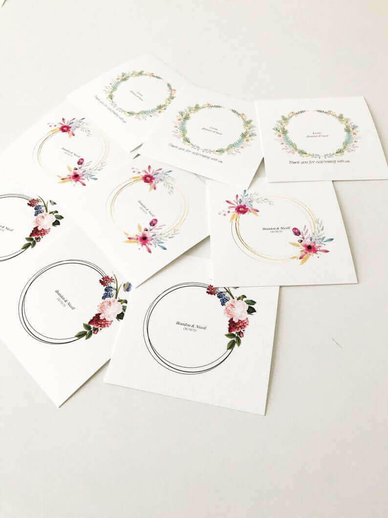 Personalized unique wedding gifts, 10 PCS