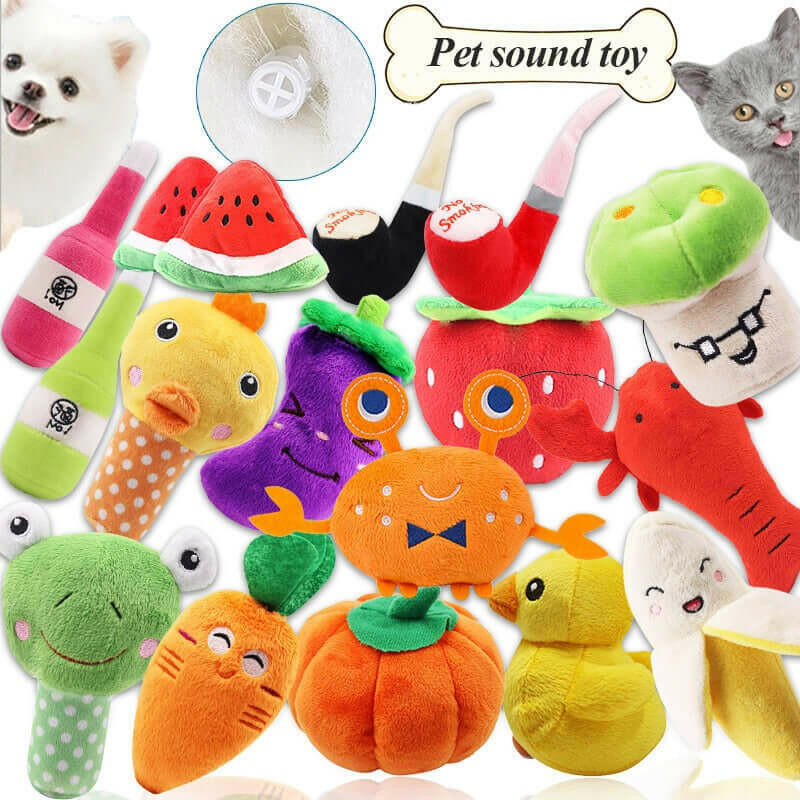 Pet Cat Toy Plush Bite Chew Toys For Cat Cite