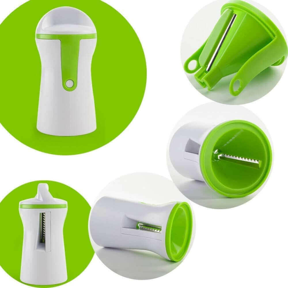 Portable Spiralizer Vegetable Slicer Handheld Spiralizer Peeler