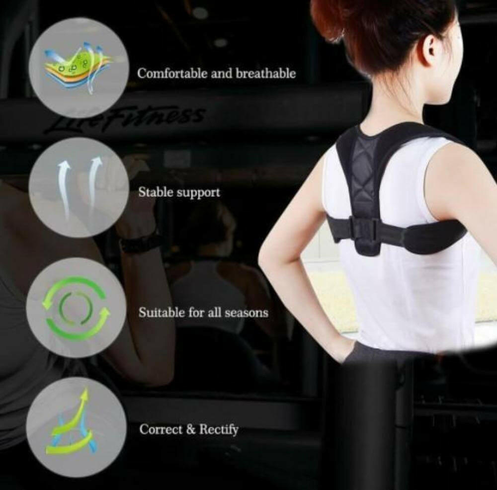 Unisex Adjustable Back Posture Corrector.