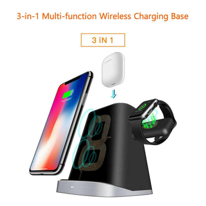 Qi Wireless Charging Charger Dock Holder for Apple.