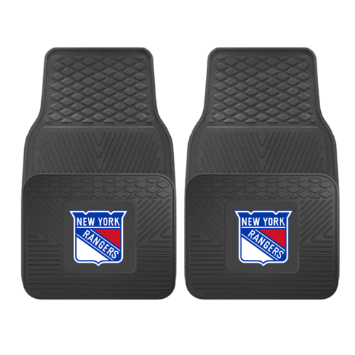 NHL 2-PC VINYL CAR MAT SET.