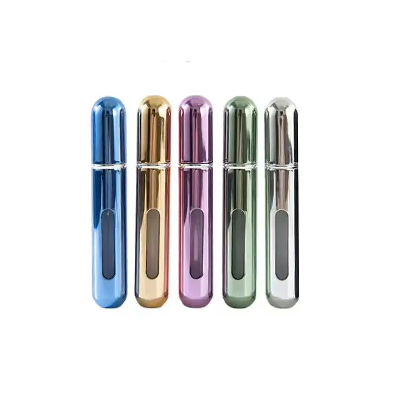 1/5Pcs 8/10ml Portable Mini Refillable Perfume Bottle With Spray Scent Pump Empty Cosmetic Containers Atomizer Bottle For Travel