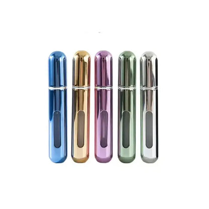1/5Pcs 8/10ml Portable Mini Refillable Perfume Bottle With Spray Scent Pump Empty Cosmetic Containers Atomizer Bottle For Travel
