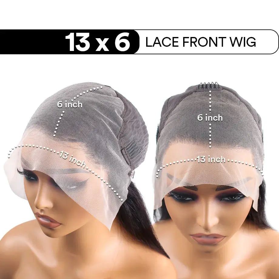 Neddie 250 Density 13x6 HD Transparent Body Wave Lace Frontal Human Hair Wigs For Women Brazilian 13x4 Lace Front Wig 30 40 Inch