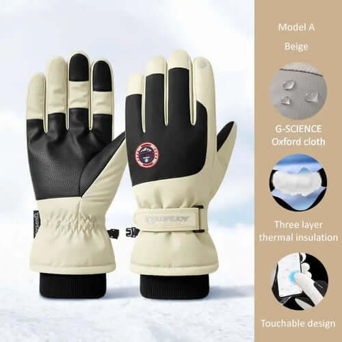 Winter Waterproof Cycling Gloves Sports Running Motorcycle Ski Touch