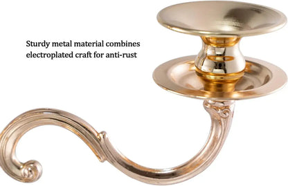 5-Light Metal Candelabra, 28.5-Inch Tall