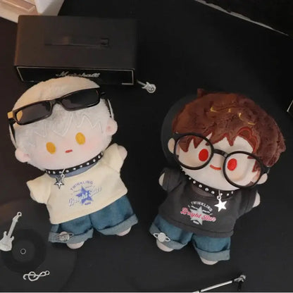 Labubu Doll Clothes - Hip Hop Set for 15/17cm Dolls