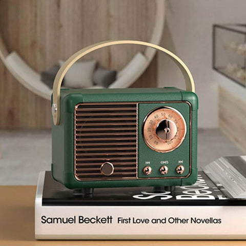 Bluetooth Compact Retro Speakers with Radio.