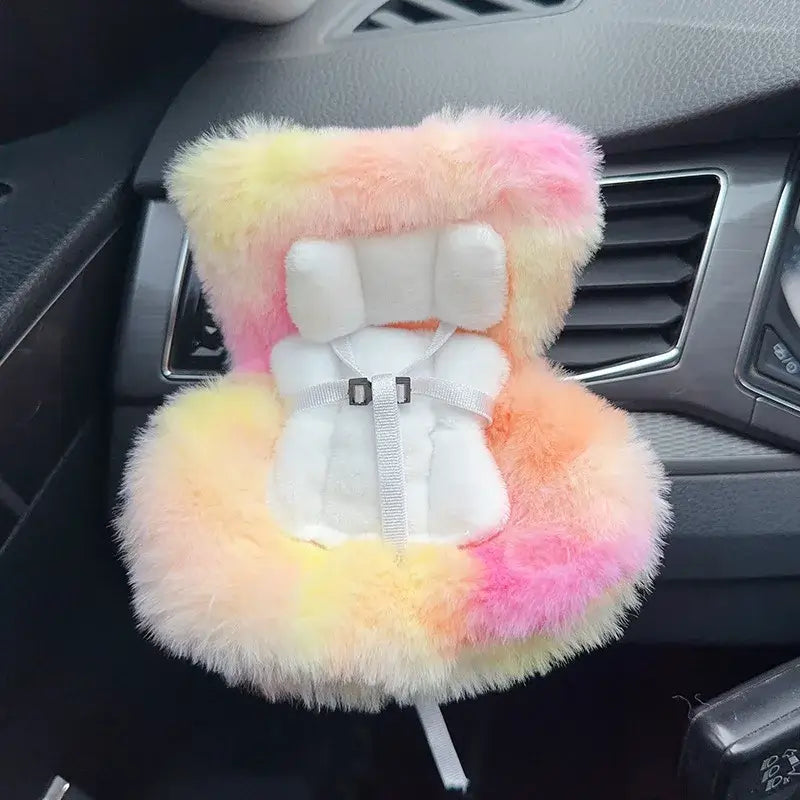 Labubu 15-17cm Doll Safety Seat - Cute Car Decor