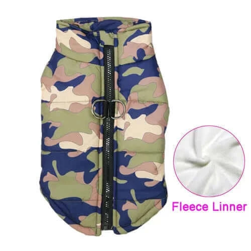 Waterproof Winter Dog Clothes Warm Pet Cotton Jacket Vest For Small