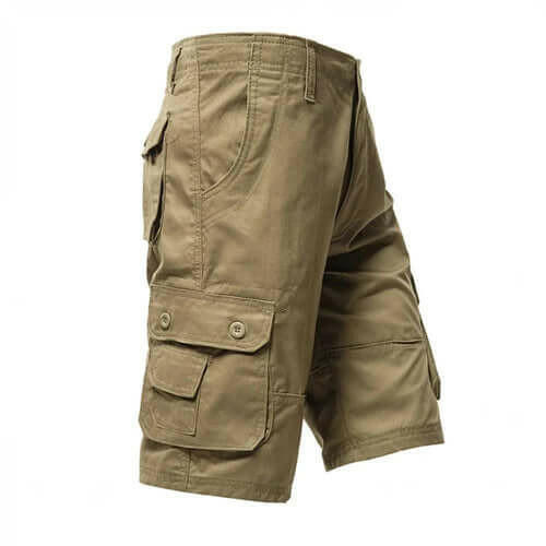 Mens Casual Cargo Shorts with Side Pockets.