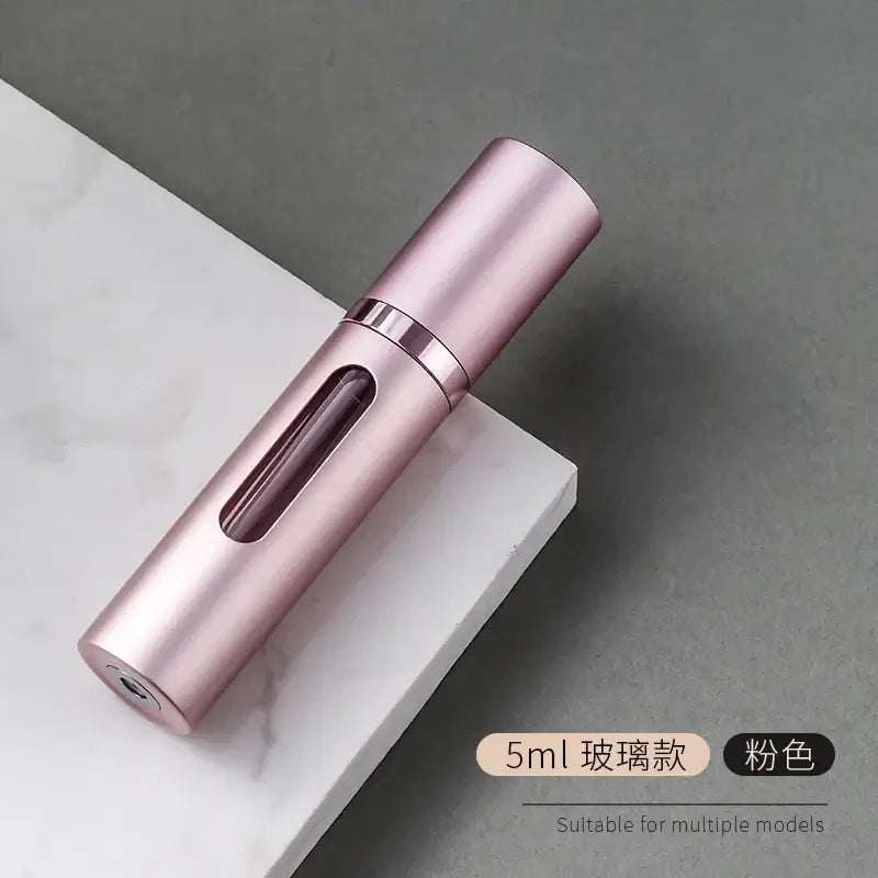 5ml Refillable Perfume Bottle with Spray Scent Pump Portable Travel Empty Cosmetic Containers Mini Spray Atomizer Bottle