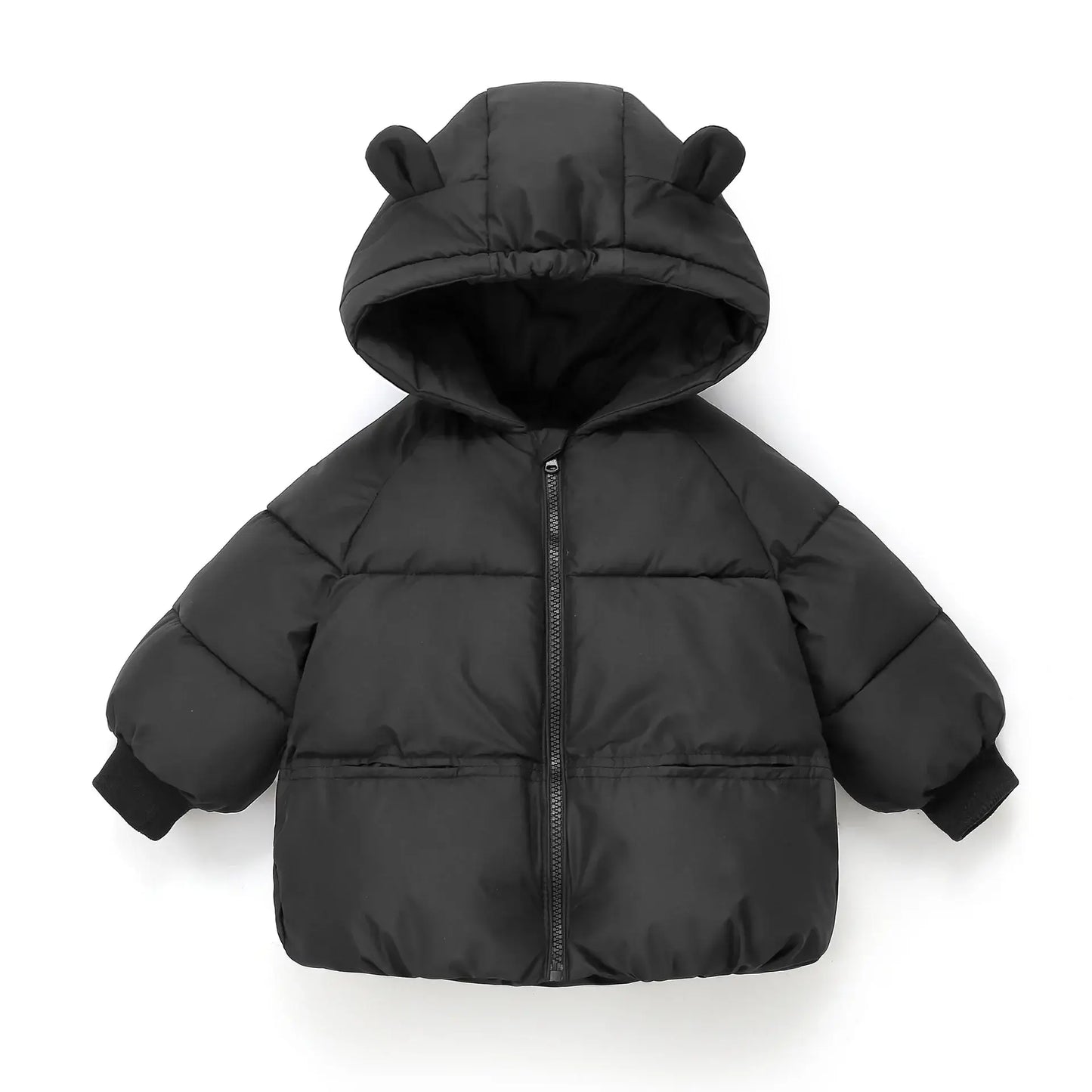 Autumn Winter Kid Thicken Fashion Cotton Coat Boy Children Solid