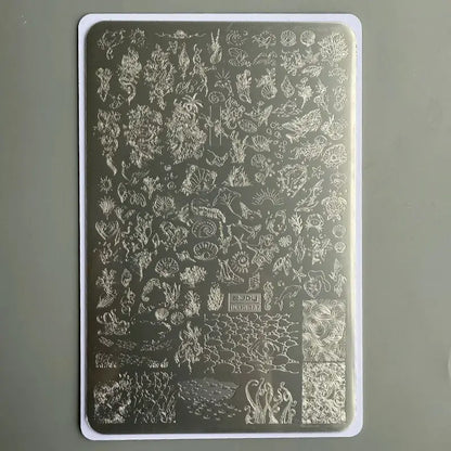 XMQ NAIL ART STAMPING PLATES CAVED WINDOW IMAGE PLATES