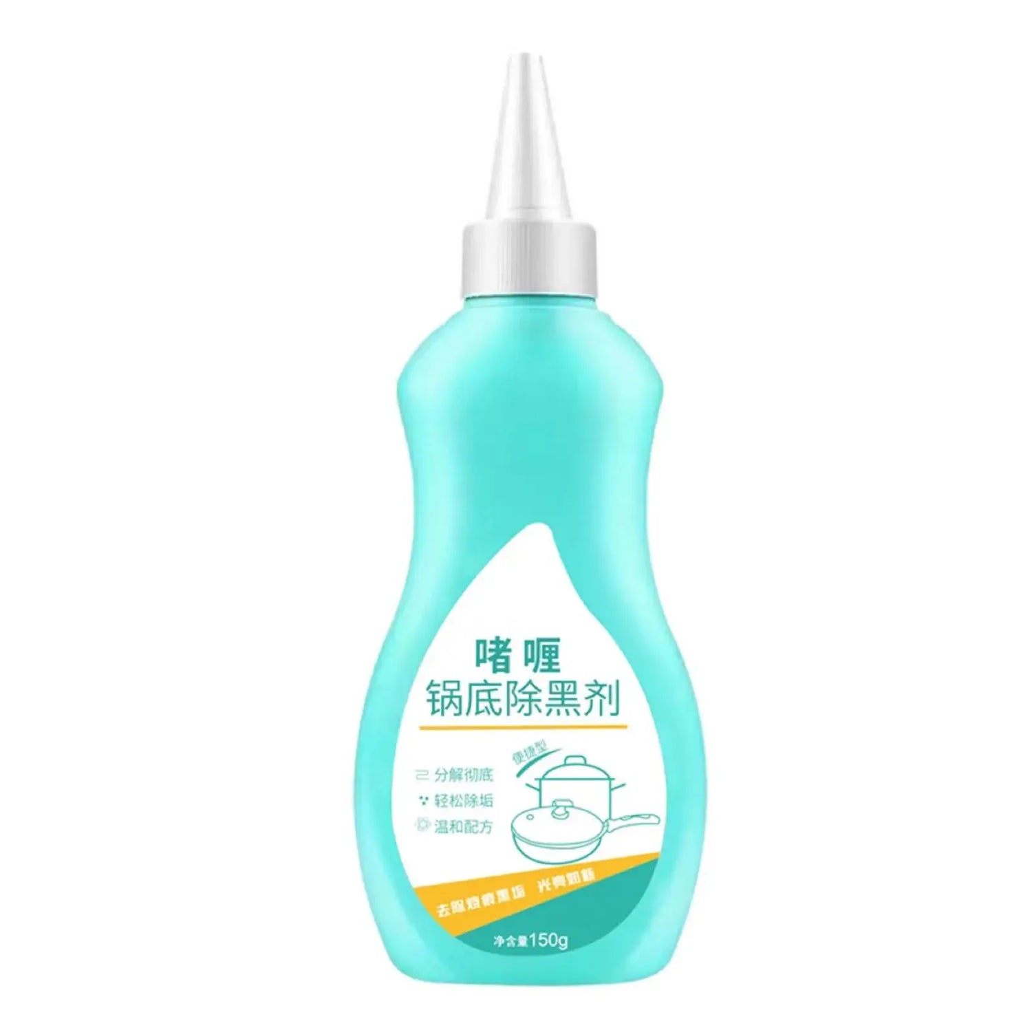 150ml Pots And Pan Cleaner Kitchen Cleaning Black Pot Bottom Gel Cleaner To Remove Black Scale From Stainless Steel Black Pot