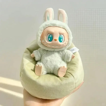 Labubu Doll Sofa - Cute Cushion for Mini Lazy Bed