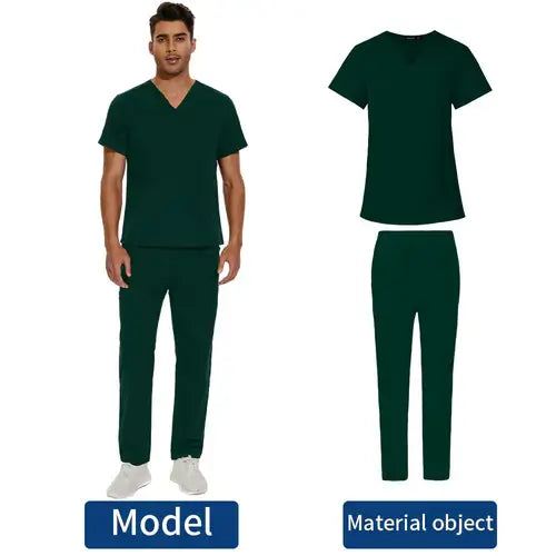 Men's Scrubs Medical Uniform Lab Set Male Wholesale Clinic Hospital.